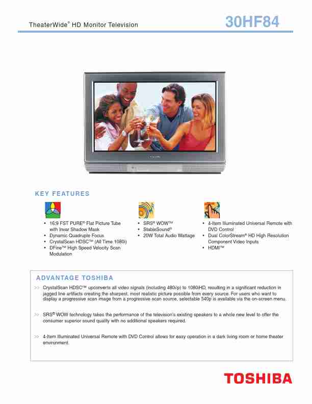 Toshiba CRT Television 30HF84-page_pdf
